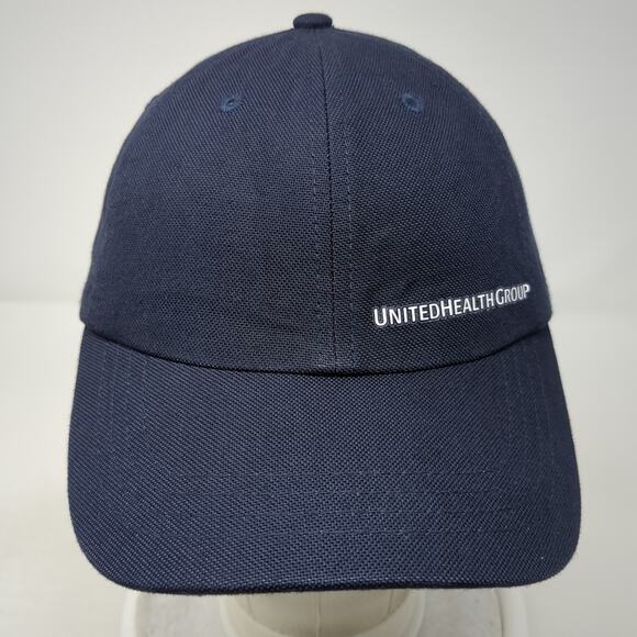 United Health Group Strapback Baseball Cap Blue OS Adjustable Quake City Caps - Picture 2 of 9